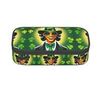CPyuqw Happy St Patrick's Day Print Pencil Case – Multi-Purpose Pen Organizer, School Supplies, Stationery, Makeup, and Office Use