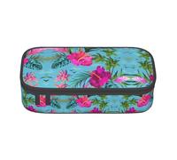 CPyuqw Hello Hawaii Print Pencil Case – Multi-Purpose Pen Organizer, School Supplies, Stationery, Makeup, and Office Use