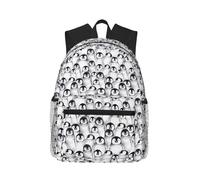 CPyuqw Lightweight Cute Penguins Sketch Print Casual Backpack for Travel