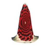 CPyuqw Unisex Flower Vortex Spiral Print Hooded Cape for Witch Wizard Robe | Mage Carnival Cape Costumes Cos Easter Unisex Adult Christmas Cosplay Robe Decorative Comfortable