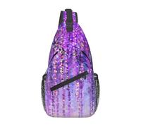 CPyuqw Unisex Lightweight Floral Tree Print Cross Chest Bag - Sling Backpack for Travel, Hiking & Daily Use
