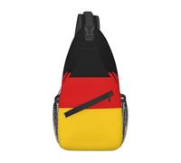 CPyuqw Unisex Lightweight germany flag Print Cross Chest Bag - Sling Backpack for Travel, Hiking & Daily Use