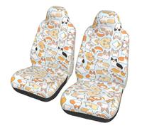 CPyuqw Universal Breathable Dog Print Car Seat Covers
