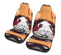CPyuqw Universal Breathable Guinea Pig pattern Print Car Seat Covers