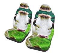 CPyuqw Universal Cow Patterns Print Car Seat Covers â€“ Fit Front Seat Protector for Women and Men, Fits SUV Sedan Truck