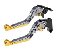 CPZPMFMKBG for BMW F750GS F850GS 2019-2023 Motorcycle CNC Brake Clutch Levers Adjustable Folding Extendable Motorcycle Brake Lever(Gold)