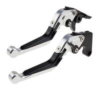 CPZPMFMKBG for C&FMOTO 650MT 650TRG MT650 650 MT 2019-2024 650 TRG MT 650 2020-2023 CNC Handlebar Adjustable Folding Extendable Brake Clutch Levers Motorcycle Brake Lever(Silver)