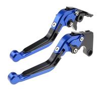 CPZPMFMKBG for C&FMOTO 650MT 650TRG MT650 650 MT 2019-2024 650 TRG MT 650 2020-2023 CNC Handlebar Adjustable Folding Extendable Brake Clutch Levers Motorcycle Brake Lever(Blue)