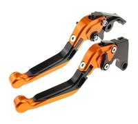 CPZPMFMKBG for C&FMOTO 650MT 650TRG MT650 650 MT 2019-2024 650 TRG MT 650 2020-2023 CNC Handlebar Adjustable Folding Extendable Brake Clutch Levers Motorcycle Brake Lever(Orange)