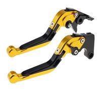 CPZPMFMKBG for C&FMOTO 650MT 650TRG MT650 650 MT 2019-2024 650 TRG MT 650 2020-2023 CNC Handlebar Adjustable Folding Extendable Brake Clutch Levers Motorcycle Brake Lever(Gold)