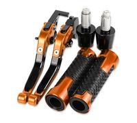 CPZPMFMKBG for CBR1000F SC24 CBR 1000F 1993-1998 Motorcycle CNC Brake Clutch Levers Handlebar Hand Grips Adjustable Folding Extendable Motorcycle Brake Lever(Orange)