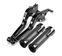 CPZPMFMKBG for CBR1000F SC24 CBR 1000F 1993-1998 Motorcycle CNC Brake Clutch Levers Handlebar Hand Grips Adjustable Folding Extendable Motorcycle Brake Lever(Black)