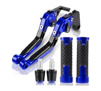 CPZPMFMKBG for CBR125RR CBR 125R CBR 125 CBR125 2004-2010 Motorcycle CNC Adjustable Folding Extendable Brake Clutch Levers Handlebar Motorcycle Brake Lever(Blue)