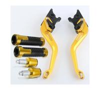 CPZPMFMKBG for CBR150R CBR 150R CBR150 R 2004-2010 Motorcycle Brake Clutch Lever Adjustable Motorbike Handle Bar Accessories Motorcycle Brake Lever(Gold)