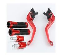CPZPMFMKBG for CBR150R CBR 150R CBR150 R 2004-2010 Motorcycle Brake Clutch Lever Adjustable Motorbike Handle Bar Accessories Motorcycle Brake Lever(Red)