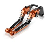 CPZPMFMKBG for CBR150R CBR 150R CBR150 R 2004-2010 Motorcycle Brake Clutch Levers Adjustable Folding Extendable CNC Accessories Motorcycle Brake Lever(Orange)