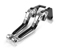 CPZPMFMKBG for CBR150R CBR 150R CBR150 R 2011-2021 Motorcycle Brake Clutch Levers Adjustable Folding Extendable CNC Motorcycle Brake Lever(Silver)