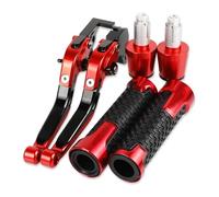 CPZPMFMKBG for CBR150R CBR 150R CBR150 R 2011-2021 Motorcycle Brake Clutch Levers Handlebar Hand Grips Adjustable Folding Extendable CNC Motorcycle Brake Lever(Red)