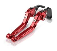 CPZPMFMKBG for CBR600 CBR 600 1991-1998 Motorcycle Brake Clutch Levers Adjustable Folding Extendable CNC Motorcycle Brake Lever(Red)