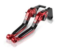 CPZPMFMKBG for CBR600 CBR 600 1991-1998 Motorcycle Brake Clutch Levers Adjustable Folding Extendable CNC Motorcycle Brake Lever(Red 1)