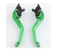 CPZPMFMKBG for CBR600RR CBR 600RR 2003-2006 Motorcycle Clutch Brake Levers Adjustable 3D Rhombus Texture CNC Aluminum Motorcycle Brake Lever(Green)