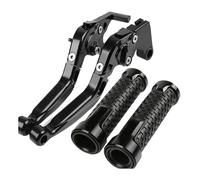CPZPMFMKBG for CBR600RR CBR 600RR CBR 600 RR 2003-2006 Motorcycle CNC Adjustable Folding Extendable Brake Clutch Levers Handlebar Motorcycle Brake Lever(Black)