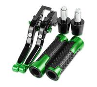 CPZPMFMKBG for CBR600RR CBR 600RR CBR 600 RR 2003-2006 Motorcycle CNC Adjustable Folding Extendable Brake Clutch Levers Handlebar Motorcycle Brake Lever(Green)