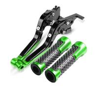 CPZPMFMKBG for CBR600RR CBR 600RR CBR 600 RR 2003-2006 Motorcycle CNC Adjustable Folding Extendable Brake Clutch Levers Handlebar Motorcycle Brake Lever(Green)
