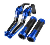 CPZPMFMKBG for CBR600RR CBR 600RR CBR 600 RR 2003-2006 Motorcycle CNC Adjustable Folding Extendable Brake Clutch Levers Handlebar Motorcycle Brake Lever(Blue)