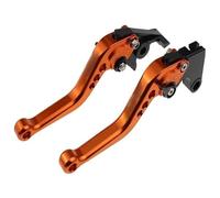 CPZPMFMKBG for CBR650F/CB650F 2014-2023 for CBR650R 2019-2023 Motorcycle Accessories CNC Short Adjustable Brake Clutch Levers Motorcycle Brake Lever(Orange)