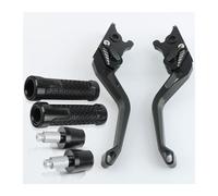 CPZPMFMKBG for CBR650F CBR 650F 2014-2016 Motorcycle Brake Clutch Lever Adjustable Motorbike Handle Bar 3D Rhombus CNC Motorcycle Brake Lever(Black)