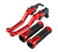 CPZPMFMKBG for CBR650F CBR 650F CB650F 2014-2016 Motorcycle Handlebar Adjustable Brake Clutch Levers Grips Handle Motorcycle Brake Lever(Red)