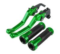 CPZPMFMKBG for CBR650F CBR 650F CB650F 2014-2016 Motorcycle Handlebar Adjustable Brake Clutch Levers Grips Handle Motorcycle Brake Lever(Green)