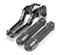 CPZPMFMKBG for CBR650F CBR 650F CBR650 F 2014-2016 Motorcycle CNC Adjustable Folding Extendable Brake Clutch Levers Handlebar Hand Grips Ends Motorcycle Brake Lever(5)