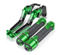 CPZPMFMKBG for CBR650F CBR 650F CBR650 F 2014-2016 Motorcycle CNC Adjustable Folding Extendable Brake Clutch Levers Handlebar Hand Grips Ends Motorcycle Brake Lever(10)