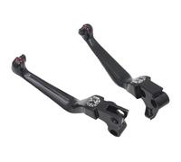 CPZPMFMKBG for H&Arley for Davidson for Fat Boy for Dyna for Road for King FX XL FL for Ultra Aftermarket Motorcycle Parts Skull Brake Clutch Levers Motorcycle Brake Lever(7 MT241-020S-GBK)