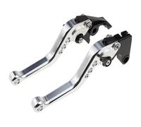 CPZPMFMKBG for T&riumph 765 for Street for Triple S (Not RS Version) 2017-2023 Motorcycle Accessories CNC Short Adjustable Brake Clutch Levers Motorcycle Brake Lever(Silver)