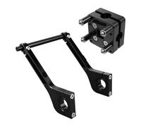 CPZPMFMKBG support de navigation pour moto For Suzuki RMZ RMX DRZ 250 400 450 Motorcycle Phone GPS Holder AMPS Pattern/Navigator Roadbook Arms Bracket(1pcs Mount Arms Kit)