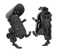 CPZPMFMKBG support de navigation pour moto GPS Navigation Bracket Motorcycle Holder Fast Bike Anti Theft Shockproof Smartphone Stand Support Decorative Accessories(Rearview Mirror)