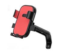 CPZPMFMKBG support de navigation pour moto GPS Navigation Bracket Silicone Bicycle Motorcycle Phone Holder 360° Rotating Adjustable Stand Outdoor Universal Accessories(Rearview Mirror-Red)