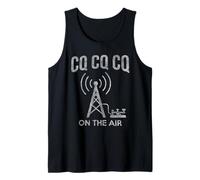 CQ-CQ-CQ Amateur Radio Morse Code Taste On The Air Radio Tank Top