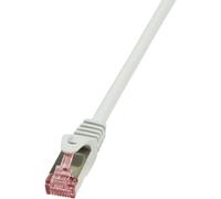 CQ2092S LogiLink CAT6 S/FTP PIMF PrimeLine Patch Cable, 10 Meter Length, Grey, G