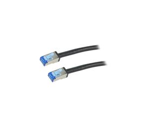 CQ7063S patch cord S/FTP 6a line Cu PE black 3 meters26AWG LOGILINK