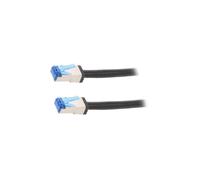 CQ7093S patch cord S/FTP 6a line Cu PE black 10m 26AWG LOGILINK