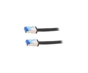 CQ7093S patch cord S/FTP 6a line Cu PE black 10m 26AWG LOGILINK