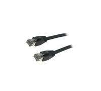 CQ8043S Patch cord S/FTP Cat 8.1 Line Cu LSZH black 1.5m 26AWG LOGILINK