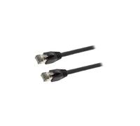 CQ8073S Patch cord S/FTP Cat 8.1 Line Cu LSZH black 5m 26AWG LOGILINK