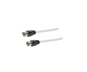 CQ8092S Patch cord S/FTP Cat 8.1 Line Cu LSZH Grey 10m 26AWG Cores: 8 LOGILINK