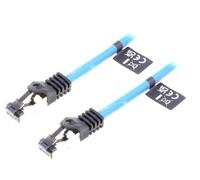 CQ8116S Patch cord S/FTP Cat 8.1 Line Cu LSZH blue 20m 26AWG cores: 8 LOGILINK