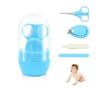 CQADSC 1 PCS Baby Nail Kit Durable Baby Nail Clippers Kit 4 in 1 Baby Nail Care Set Baby Grooming Kit Baby Nail Scissors for Newborn Infant Toddler Kids